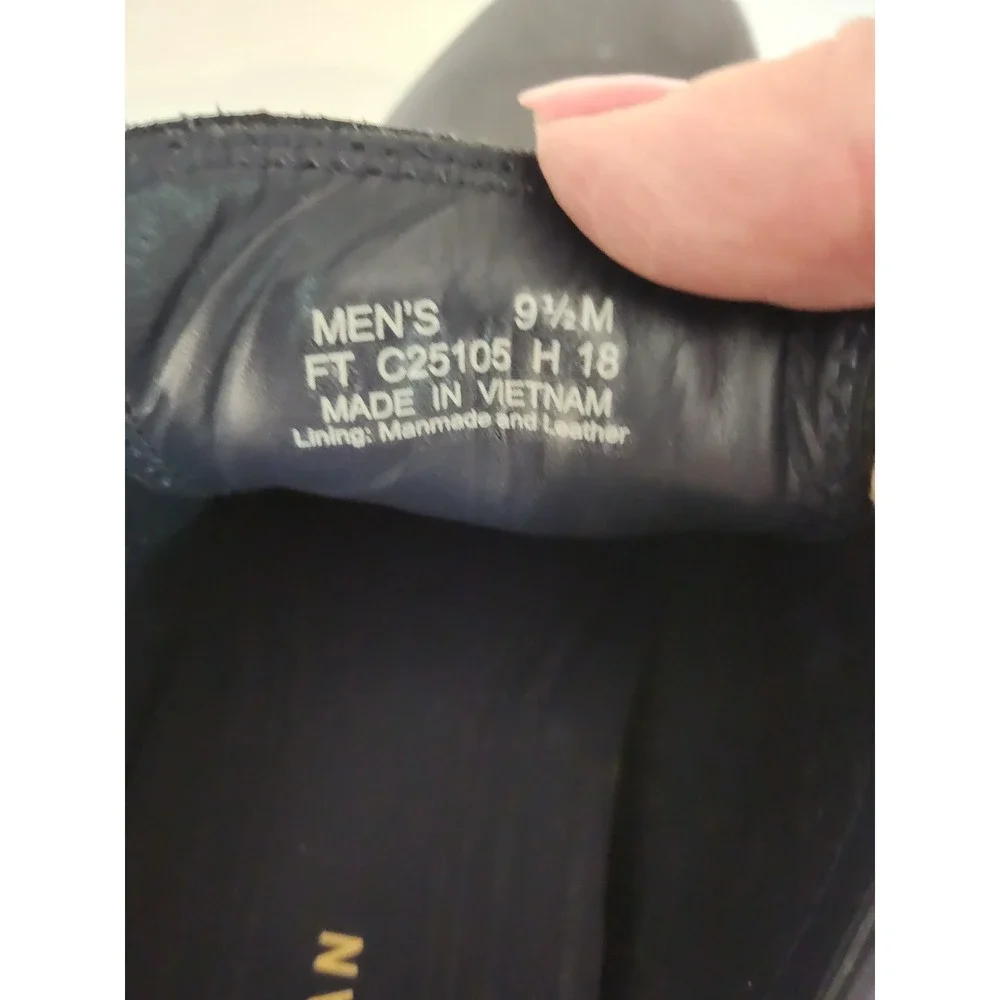 Cole Haan Grand.OS Mens Navy Blue Nubuck Plain Toe Derby Shoes C25105 Size 9.5 M